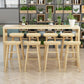 Solid Wood Counter Bar Stool Contemporary Armless Counter Stools