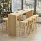 Solid Wood Counter Bar Stool Contemporary Armless Counter Stools
