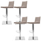 Tabourets de comptoir réglables en hauteur Tabouret de bar en métal et simili cuir