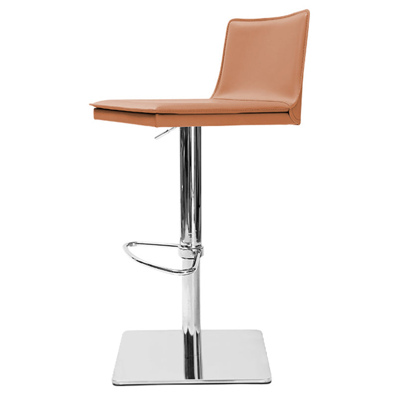 Tabourets de comptoir réglables en hauteur Tabouret de bar en métal et simili cuir