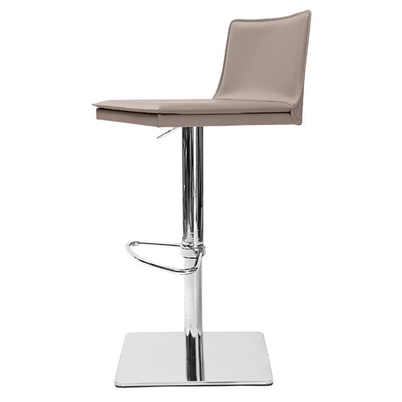 Tabourets de comptoir réglables en hauteur Tabouret de bar en métal et simili cuir