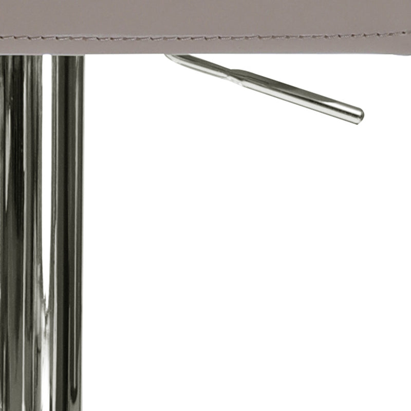 Tabourets de comptoir réglables en hauteur Tabouret de bar en métal et simili cuir