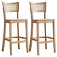 Solid Wood Bar and Counter Stool Armless Counter Height Stools
