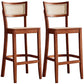 Solid Wood Bar and Counter Stool Armless Counter Height Stools