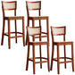 Solid Wood Bar and Counter Stool Armless Counter Height Stools