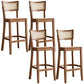Solid Wood Bar and Counter Stool Armless Counter Height Stools