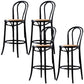 Modern Style Bar Stool Backrest Solid Wood Counter Stool for Bristol Black 4 Piece Set Clearhalo 'Bar Furniture' 'Bar Stools' 'bar_stools' 'furn' 'furn_bar_stools' 'Furniture' 'Kitchen & Dining Furniture' 6746363