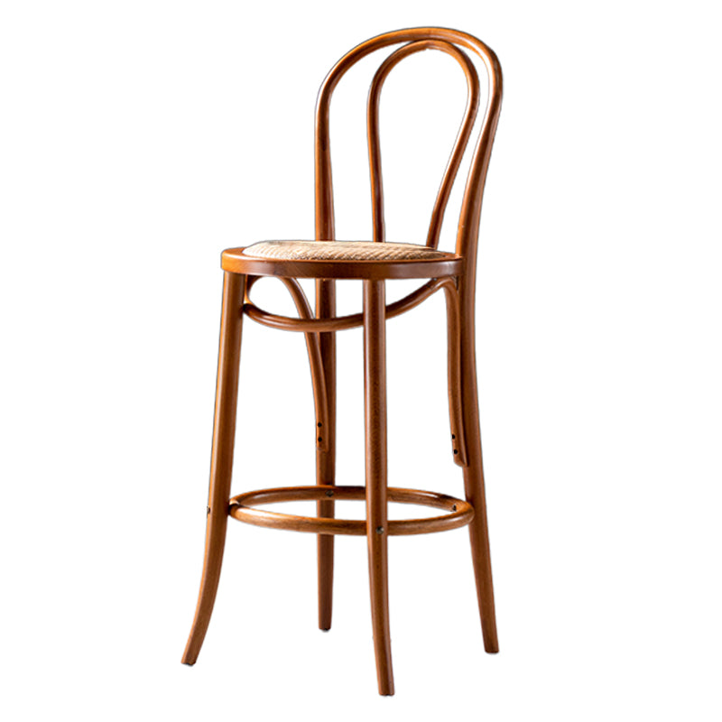 Modern Style Bar Stool Backrest Solid Wood Counter Stool for Bristol Clearhalo 'Bar Furniture' 'Bar Stools' 'bar_stools' 'furn' 'furn_bar_stools' 'Furniture' 'Kitchen & Dining Furniture' 6746367