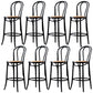 Modern Style Bar Stool Backrest Solid Wood Counter Stool for Bristol Black 8 Piece Set Clearhalo 'Bar Furniture' 'Bar Stools' 'bar_stools' 'furn' 'furn_bar_stools' 'Furniture' 'Kitchen & Dining Furniture' 6746368