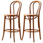 Modern Style Bar Stool Backrest Solid Wood Counter Stool for Bristol Brown 2 Piece Set Clearhalo 'Bar Furniture' 'Bar Stools' 'bar_stools' 'furn' 'furn_bar_stools' 'Furniture' 'Kitchen & Dining Furniture' 6746372