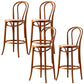 Modern Style Bar Stool Backrest Solid Wood Counter Stool for Bristol Brown 4 Piece Set Clearhalo 'Bar Furniture' 'Bar Stools' 'bar_stools' 'furn' 'furn_bar_stools' 'Furniture' 'Kitchen & Dining Furniture' 6746374