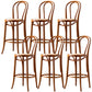 Modern Style Bar Stool Backrest Solid Wood Counter Stool for Bristol Brown 6 Piece Set Clearhalo 'Bar Furniture' 'Bar Stools' 'bar_stools' 'furn' 'furn_bar_stools' 'Furniture' 'Kitchen & Dining Furniture' 6746376