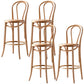 Modern Style Bar Stool Backrest Solid Wood Counter Stool for Bristol Wood 4 Piece Set Clearhalo 'Bar Furniture' 'Bar Stools' 'bar_stools' 'furn' 'furn_bar_stools' 'Furniture' 'Kitchen & Dining Furniture' 6746384