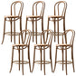 Modern Style Bar Stool Backrest Solid Wood Counter Stool for Bristol Light Brown 6 Piece Set Clearhalo 'Bar Furniture' 'Bar Stools' 'bar_stools' 'furn' 'furn_bar_stools' 'Furniture' 'Kitchen & Dining Furniture' 6746390