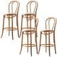 Modern Style Bar Stool Backrest Solid Wood Counter Stool for Bristol Natural Wood White 4 Piece Set Clearhalo 'Bar Furniture' 'Bar Stools' 'bar_stools' 'furn' 'furn_bar_stools' 'Furniture' 'Kitchen & Dining Furniture' 6746404