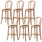 Modern Style Bar Stool Backrest Solid Wood Counter Stool for Bristol Natural Wood White 6 Piece Set Clearhalo 'Bar Furniture' 'Bar Stools' 'bar_stools' 'furn' 'furn_bar_stools' 'Furniture' 'Kitchen & Dining Furniture' 6746405