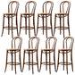 Modern Style Bar Stool Backrest Solid Wood Counter Stool for Bristol Light Walnut 8 Piece Set Clearhalo 'Bar Furniture' 'Bar Stools' 'bar_stools' 'furn' 'furn_bar_stools' 'Furniture' 'Kitchen & Dining Furniture' 6746416