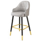Bucket Dining Stool Contemporary Armed Bar Stool with Cushion Clearhalo 'Bar Furniture' 'Bar Stools' 'bar_stools' 'furn' 'furn_bar_stools' 'Furniture' 'Kitchen & Dining Furniture' 6746454