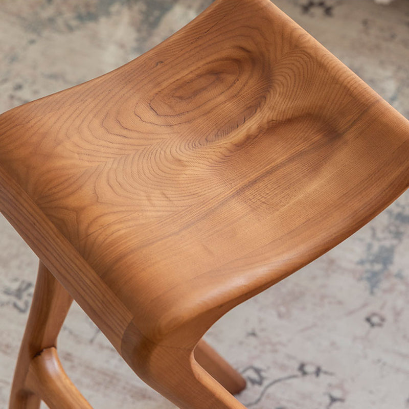 Solid Wood Bar Stool Backrless Counter Stool for Living Room Clearhalo 'Bar Furniture' 'Bar Stools' 'bar_stools' 'furn' 'furn_bar_stools' 'Furniture' 'Kitchen & Dining Furniture' 6746491