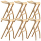 Solid Wood Bar Stool Backrless Counter Stool for Living Room Wood 6 Piece Set Clearhalo 'Bar Furniture' 'Bar Stools' 'bar_stools' 'furn' 'furn_bar_stools' 'Furniture' 'Kitchen & Dining Furniture' 6746495