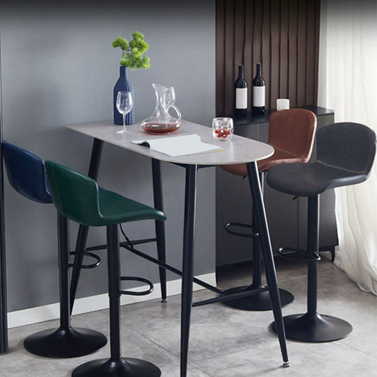 Barra regolabile e contropiede in metallo e contropiede in pelle finta