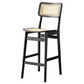 Modern Solid Wood Counter Chair Armless Bar and Counter Stool Black 1 Piece Clearhalo 'Bar Furniture' 'Bar Stools' 'bar_stools' 'furn' 'furn_bar_stools' 'Furniture' 'Kitchen & Dining Furniture' 6746585
