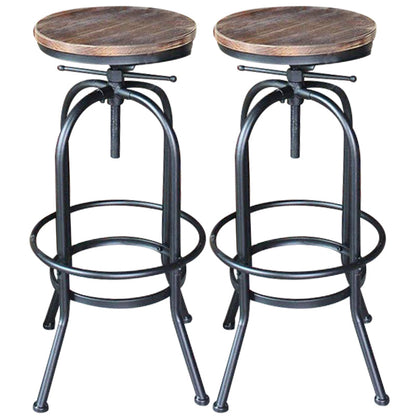 Tableros de barras industriales taburetes de barra de altura ajustable con base de metal