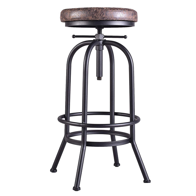 Tableros de barras industriales taburetes de barra de altura ajustable con base de metal