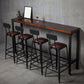 Contemporary Square Dining Stools Metal Bar Stools with Metal Base
