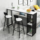 Glam Round Metal Bar Stools Low Back Dining Stools with Footrest