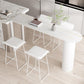 Faux Leather Armless Dining Stools Contemporary Bar Stools with Metal Base Clearhalo 'Bar Furniture' 'Bar Stools' 'bar_stools' 'furn' 'furn_bar_stools' 'Furniture' 'Kitchen & Dining Furniture' 6746830