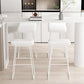 Faux Leather Armless Dining Stools Contemporary Bar Stools with Metal Base Clearhalo 'Bar Furniture' 'Bar Stools' 'bar_stools' 'furn' 'furn_bar_stools' 'Furniture' 'Kitchen & Dining Furniture' 6746831