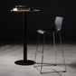 Faux Leathe Dining Stools Contemporary Bar Stools with Black Metal Base