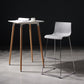 Faux Leathe Dining Stools Contemporary Bar Stools with Black Metal Base