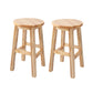 Taburete de barra de madera maciza taburete sin brazo sin brazo para comedor
