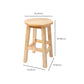 Taburete de barra de madera maciza taburete sin brazo sin brazo para comedor