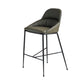 Matte Finish Faux Leather Stools Contemporary Indoor Bar Stools