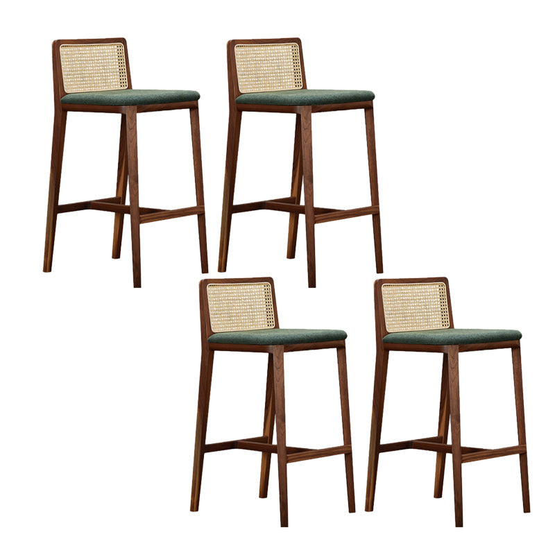 Brown Ash Wood Bar & Counter Stools Industrial Indoor Stools