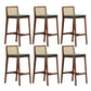 Brown Ash Wood Bar & Counter Stools Industrial Indoor Stools