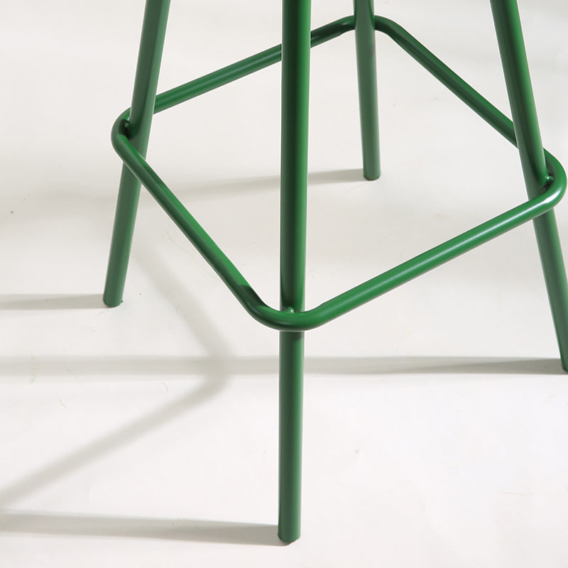 Metallic Finish Indoor Stools Industrial Style Metal Bar Stools Clearhalo 'Bar Furniture' 'Bar Stools' 'bar_stools' 'furn' 'furn_bar_stools' 'Furniture' 'Kitchen & Dining Furniture' 6747226