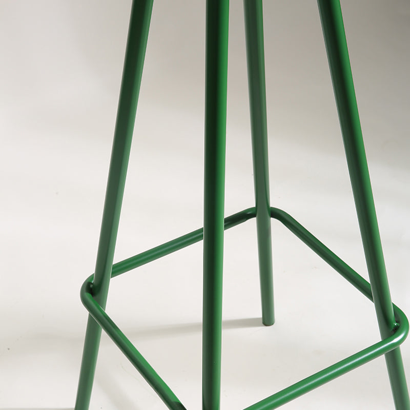 Metallic Finish Indoor Stools Industrial Style Metal Bar Stools Clearhalo 'Bar Furniture' 'Bar Stools' 'bar_stools' 'furn' 'furn_bar_stools' 'Furniture' 'Kitchen & Dining Furniture' 6747229