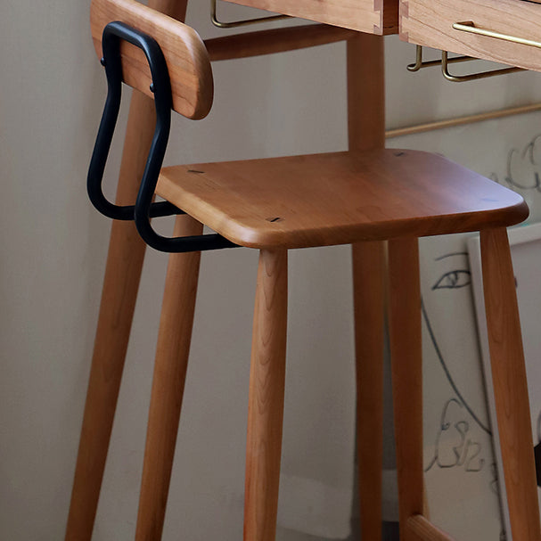 Controsoli in legno massiccio opaco moderni sgabelli da banco interno