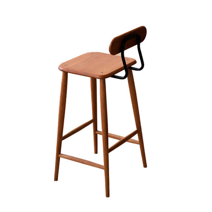 Controsoli in legno massiccio opaco moderni sgabelli da banco interno