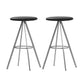 Tabourets de comptoir en métal et de bar inosé sans dos modernes avec cadre chromé