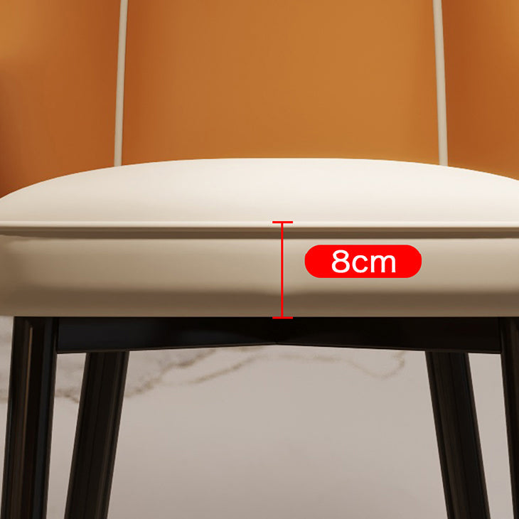 Glam Style Bar Stool Faux Leather Backrest Counter Stool for Bristol Clearhalo 'Bar Furniture' 'Bar Stools' 'bar_stools' 'furn' 'furn_bar_stools' 'Furniture' 'Kitchen & Dining Furniture' 6747288