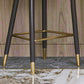 Glam Style Bar Stool Faux Leather Backrest Counter Stool for Bristol Clearhalo 'Bar Furniture' 'Bar Stools' 'bar_stools' 'furn' 'furn_bar_stools' 'Furniture' 'Kitchen & Dining Furniture' 6747291