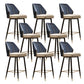 Glam Style Bar Stool Faux Leather Backrest Counter Stool for Bristol Blue 8 Piece Set Clearhalo 'Bar Furniture' 'Bar Stools' 'bar_stools' 'furn' 'furn_bar_stools' 'Furniture' 'Kitchen & Dining Furniture' 6747292
