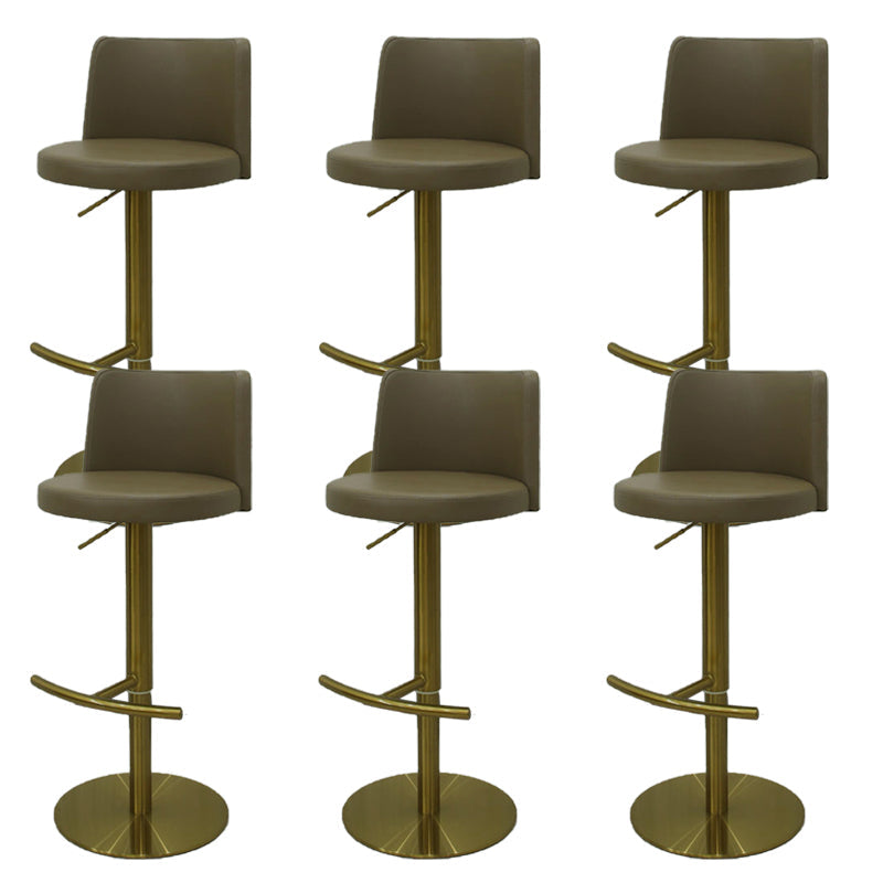 Tabourets de bar à hauteur réglable industriels