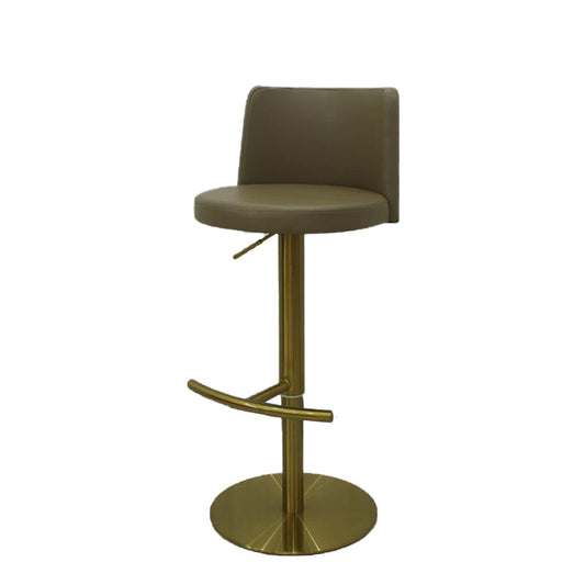 産業調整可能な高さのバースツールマット仕上げフェイクレザースツール