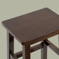 Taburete de barra de madera maciza taburete de mostrador sin respaldo para uso doméstico